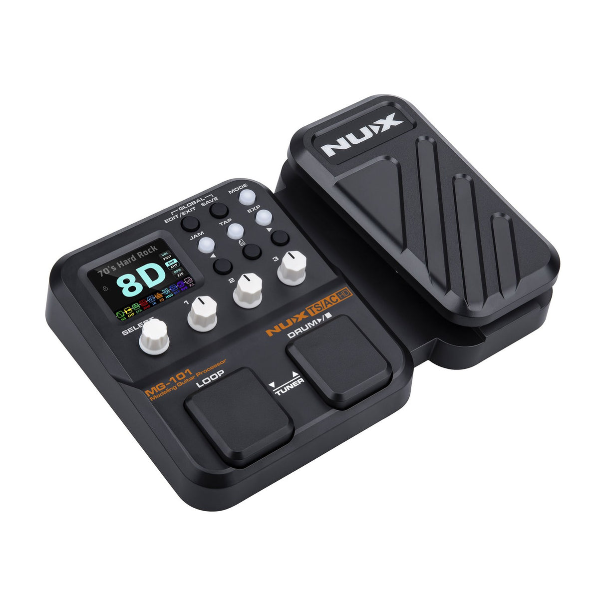 NU-X MG-101 Multi-Effect Guitar Pedal with Amp Modelling