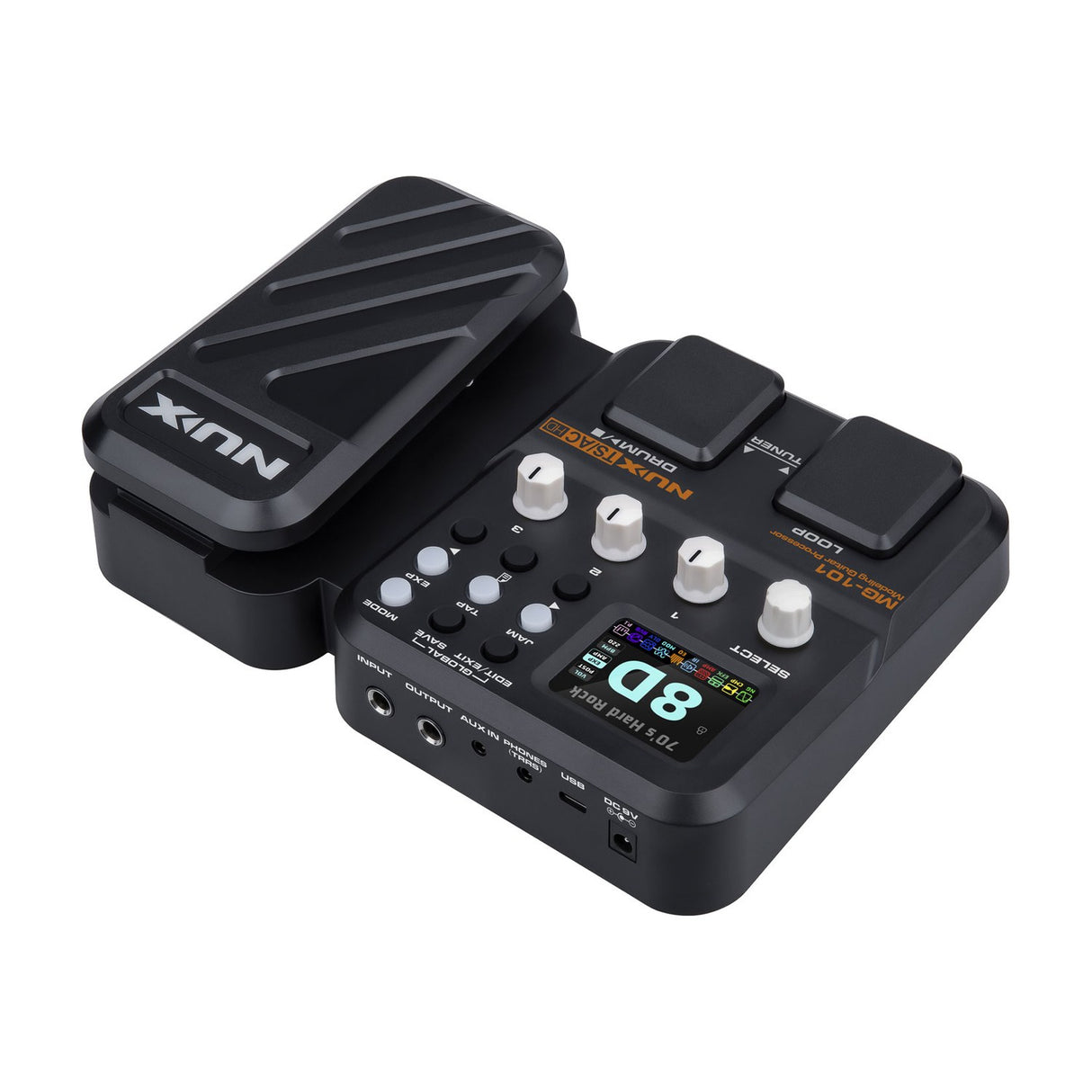 NU-X MG-101 Multi-Effect Guitar Pedal with Amp Modelling