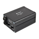 Chord DI-A1 Active Direct Injection Box in a compact black metal casing with THRU jack, PAD and GND switches, shown on a white background.