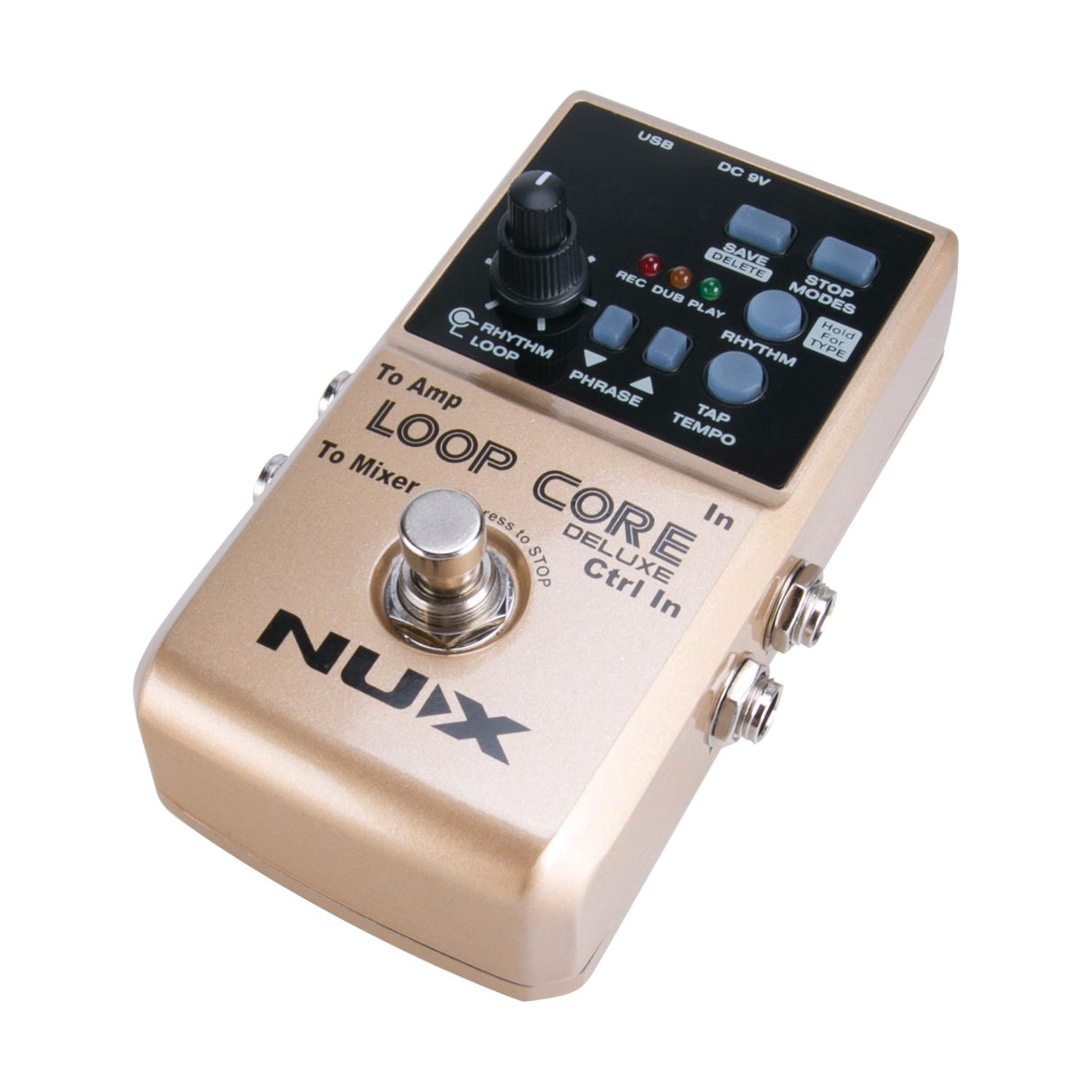 NU-X Loop Core Deluxe 24-bit Looper Pedal Bundle