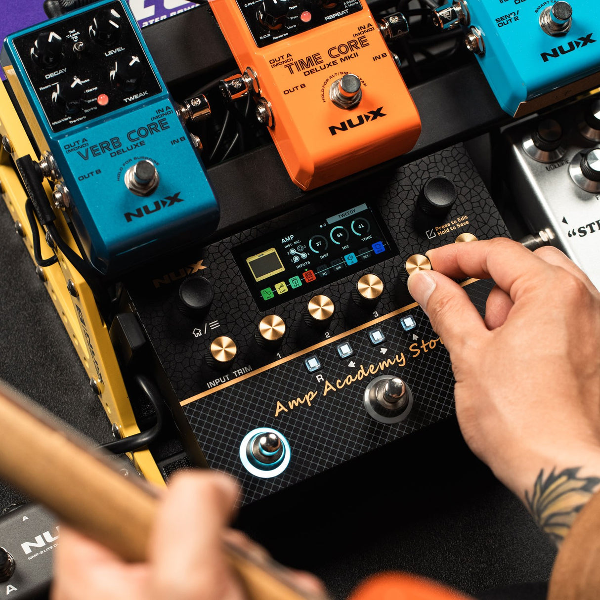 NU-X Amp Academy Stomp Amp Modeller Pedal