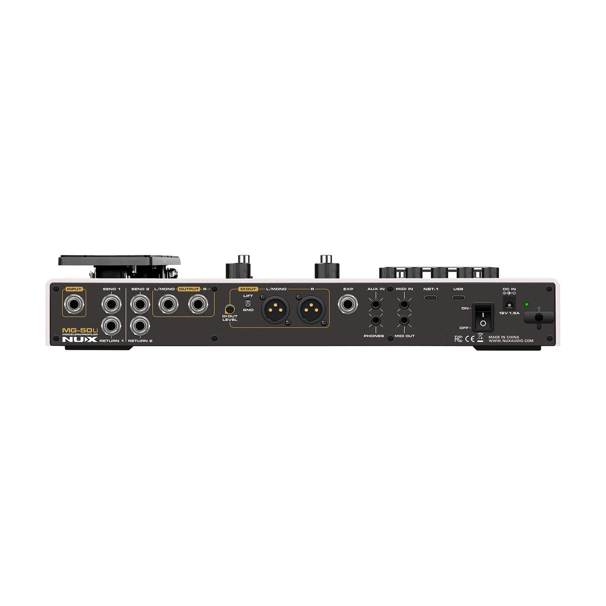 NU-X MG-50li White Guitar Multi-FX Modeller & Profiler