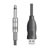Citronic JACK-USB2 6.3mm Mono Jack to USB Converter Lead