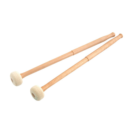 Chord MALLETHF pair of maple percussion mallets with hard felt heads, shown on a plain white background.