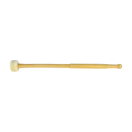 Chord MALLETHF hard felt percussion mallet with maple wood handle and rounded white felt head, shown on a plain white background.
