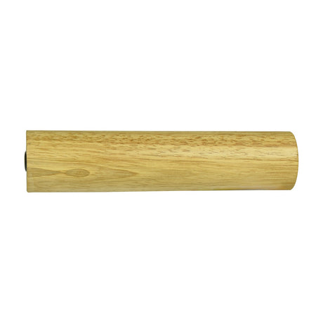 Chord RBSHAKER rubberwood tube shaker by AVSL, a smooth cylindrical wooden hand percussion instrument with natural grain, shown on a white background.