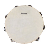 Chord TAMB10H Headed Tambourine 25cm Wooden Ring