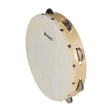 Chord TAMB10H Headed Tambourine 25cm Wooden Ring