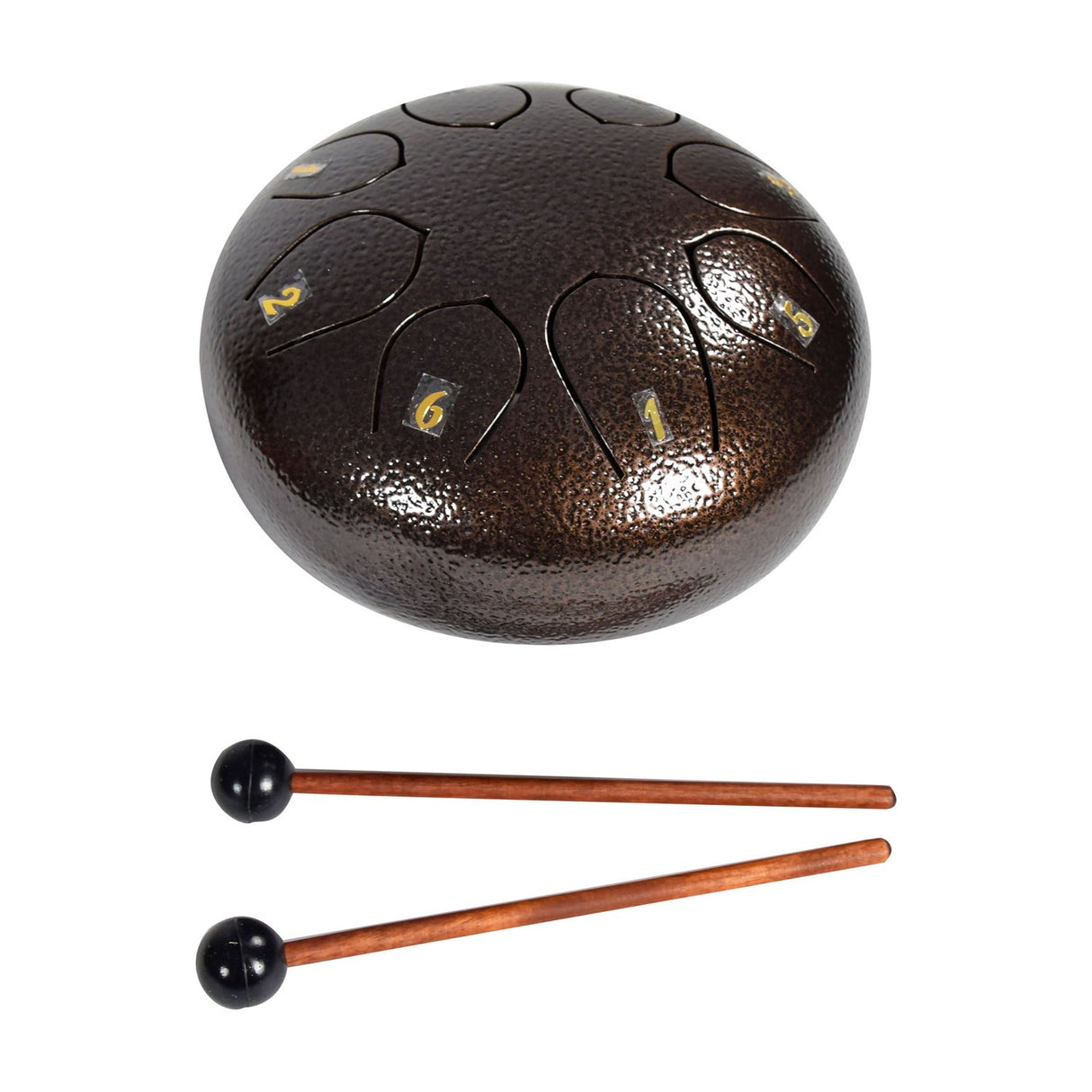 Chord TD6-BZ 6-inch 8-note Steel Tongue Drum, Bronze