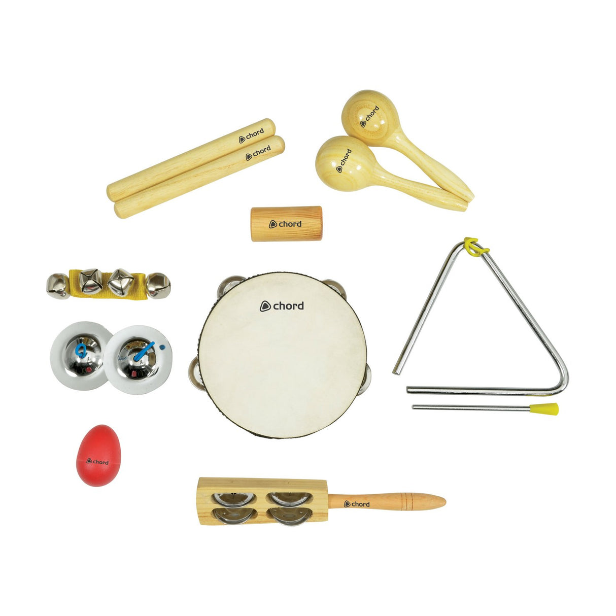 Chord CPS09 9-Piece Hand Percussion Set with Bag