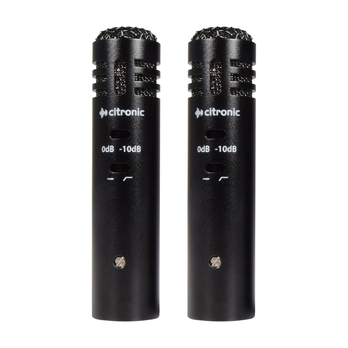 Citronic EC20 Cardioid Condenser Microphones - Stereo Pair