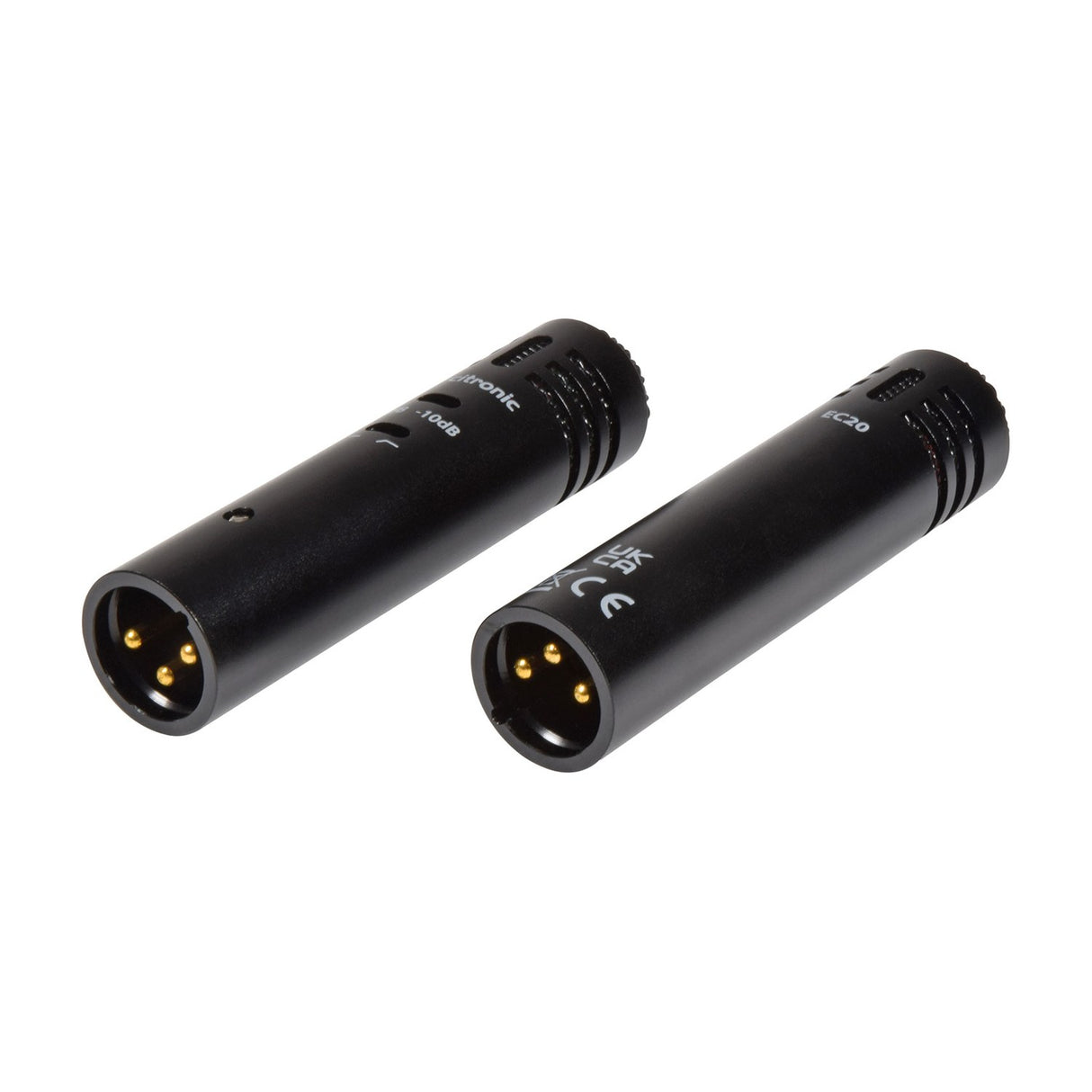 Citronic EC20 Cardioid Condenser Microphones - Stereo Pair