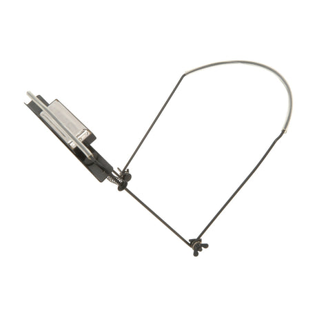 Chord HNH1 adjustable hands-free harmonica holder with spring bar clamp and bendable neck hoop, shown on a plain white background.
