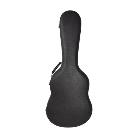 Chord EPP-CLASSICAL moulded classical guitar case in matte black EPP plastic with side clasps and carry handle, shown on a white background.