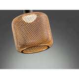 Sincro LED Pendant Light 5W 3000K - Matte Black/Rose Gold