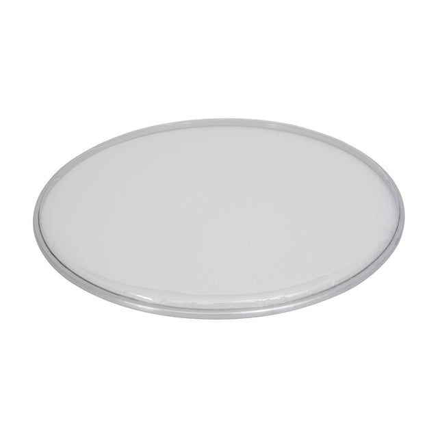 Chord DHT-8 clear 8-inch drum head with metal hoop rim, shown on a plain white background.