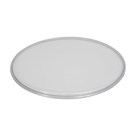 Chord DHT-22 22in clear single-ply drum head with metal hoop, shown on a plain white background.