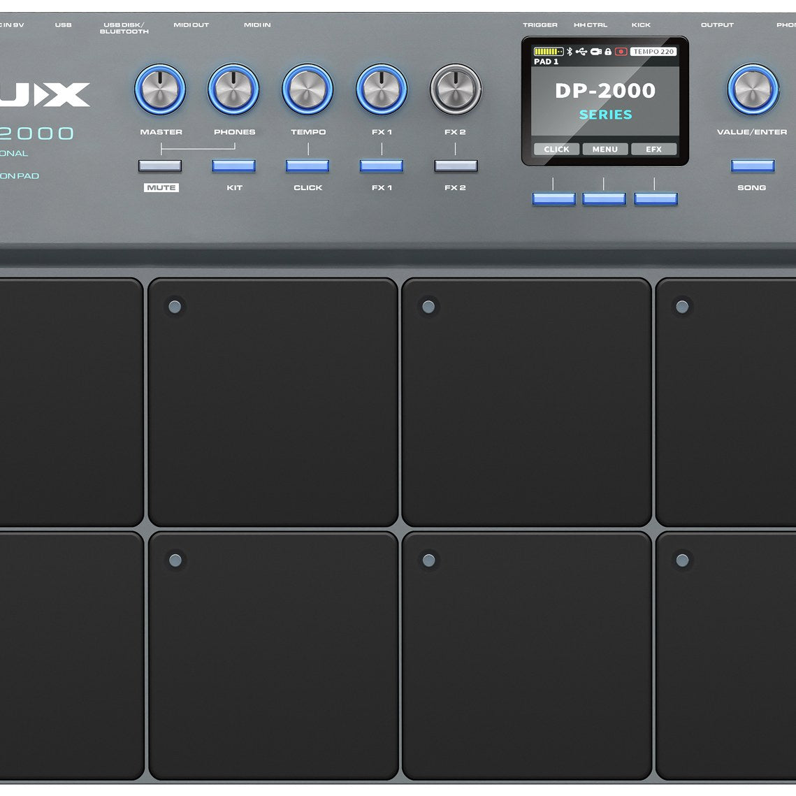 NU-X DP-2000 Digital Percussion Pad with 8 Zones