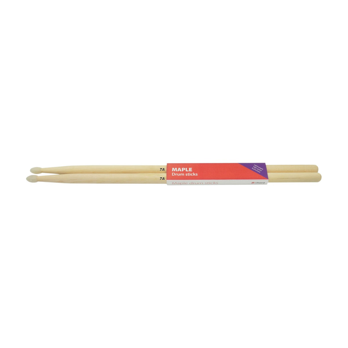 Chord M7AN Maple 7AN Drum Sticks, Pair