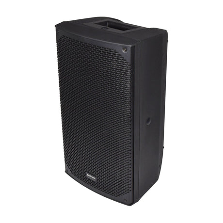Citronic CAB-8 passive PA speaker cabinet in black moulded polypropylene with mesh grille and top carry handle, shown at an angle on a white background.