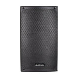 Citronic CAB-10 passive PA speaker cabinet in black moulded polypropylene with full-face mesh grille and front logo, shown on a plain white background.