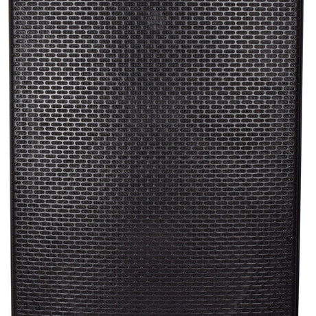 Close-up of the Citronic CAB-12L 300W active PA speaker by AVSL, showing the black moulded polypropylene cabinet front with perforated metal grille.