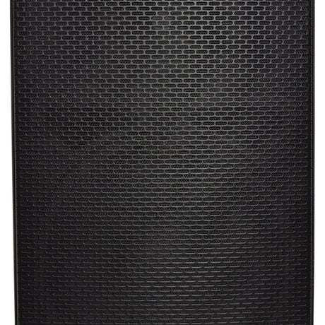 Close-up of the Citronic CAB-12 300W passive speaker cabinet by AVSL, showing the black perforated metal grille across the front of the enclosure.