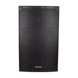 Citronic CAB-15L active PA speaker in black moulded polypropylene with full mesh grille front and vendor logo, shown against a plain white background.