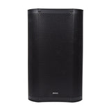 Citronic CASA-12A 12" active PA speaker in black moulded cabinet with full-length mesh grille, shown front-on against a plain white background.