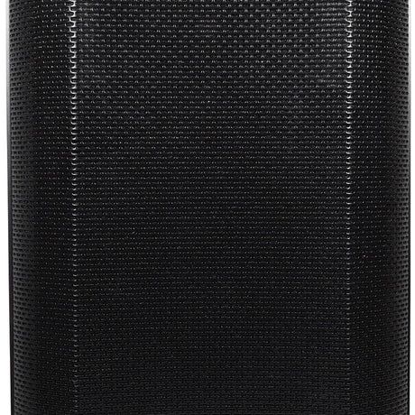 Close-up of the black mesh grille on the Citronic CASA-15A 15" 350W active PA speaker by AVSL.