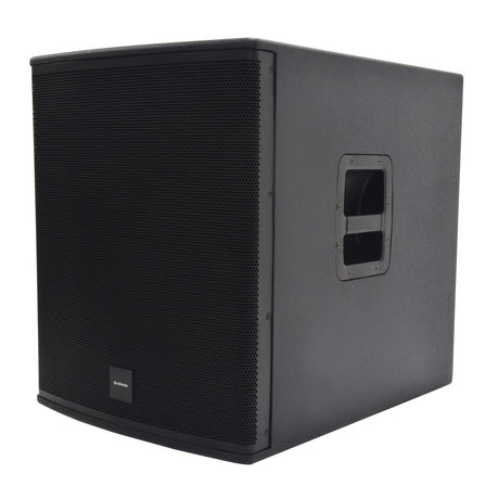 The Citronic CASA-18B 18 Passive Sub - 600W is a black, box-shaped subwoofer with a mesh front grille and side handle, designed for powerful sound reinforcement, shown against a white background.