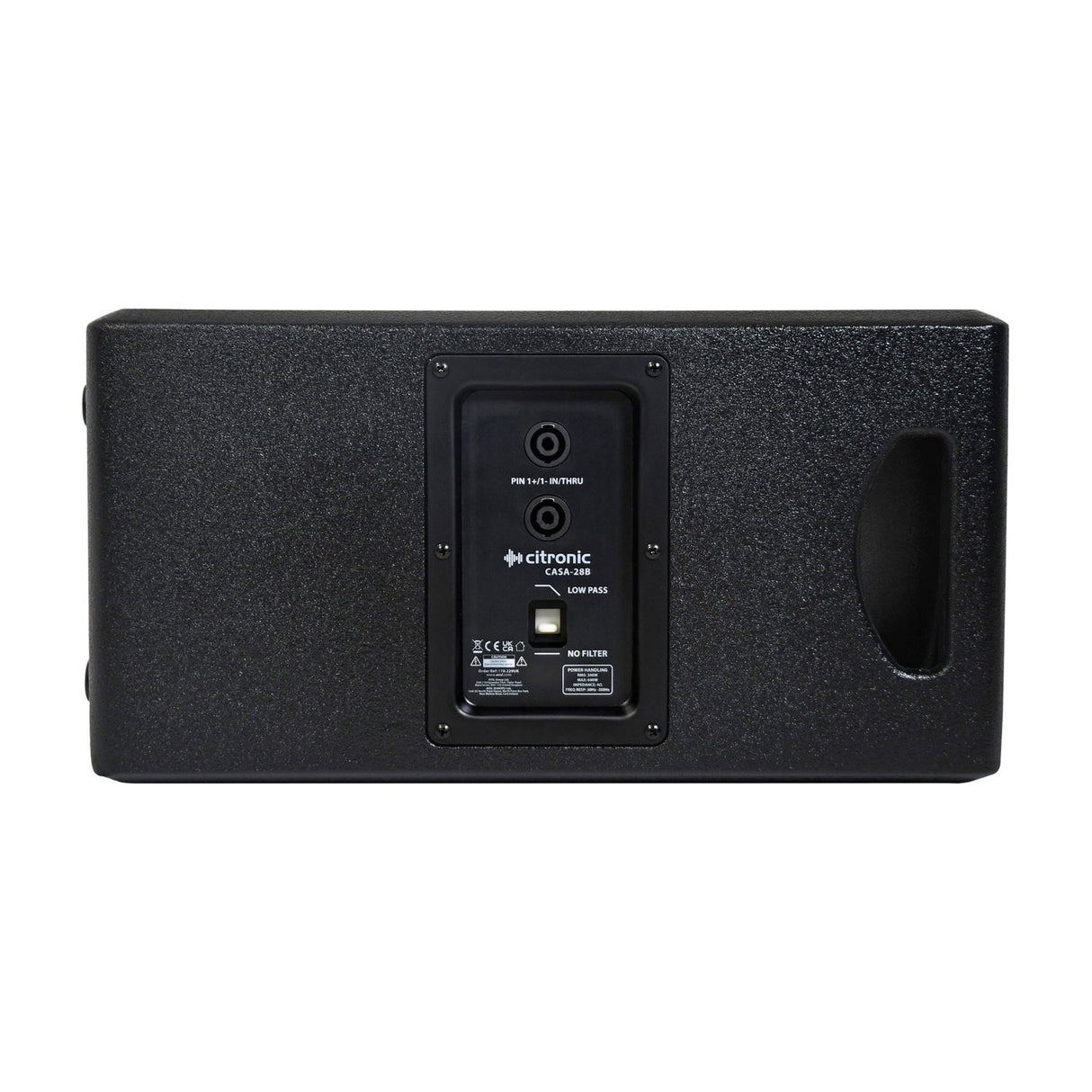 Citronic CASA-28B Passive Dual 8" Subwoofer Cabinet