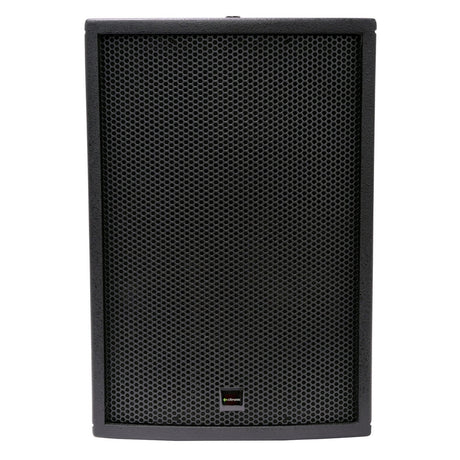 The Citronic CS-810B 8" 100W Passive Speaker in black, featuring a rectangular design with a metal grille cover, exudes premium quality performance. The brand's logo is prominently displayed at the bottom center, enhancing its simple and modern aesthetic.
