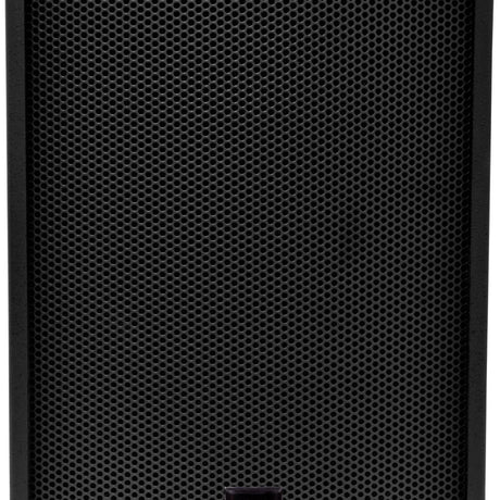 Citronic CS-1035B 10" passive installation speaker by AVSL in matt black with a perforated steel grille covering the front baffle.