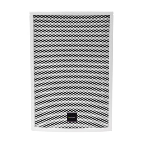 Citronic CS-1035W 10" passive installation speaker in white with perforated steel grille and small front logo badge, shown on a plain background.