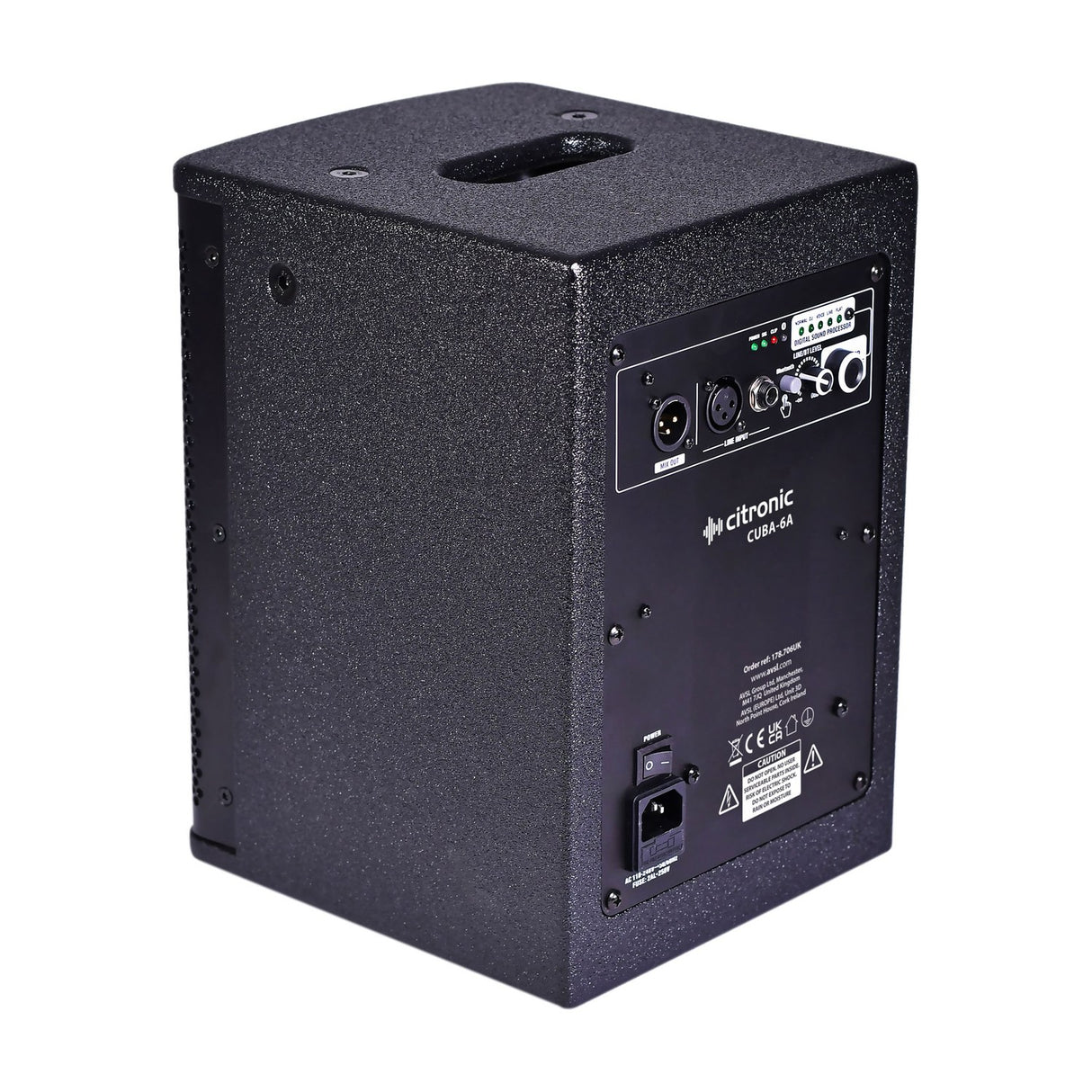 Citronic CUBA-6A Active Full-Range PA Cabinet 100W