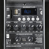 QTX QR8PA Portable PA Speaker with TWS & UHF Mic