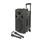 QTX QR12PA Portable PA Speaker with TWS + UHF Mics