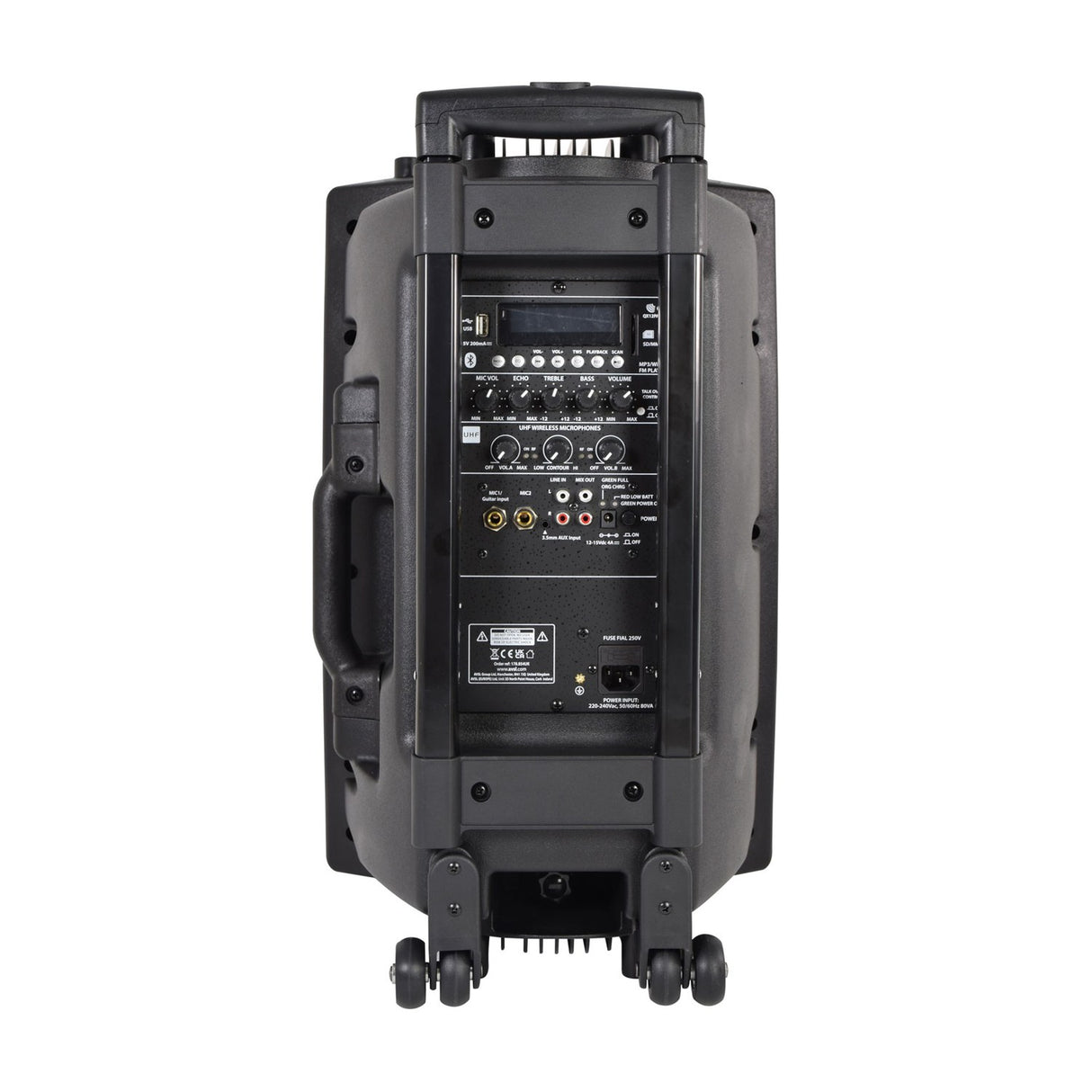 QTX QX12PA-plus Portable PA System with UHF & Bluetooth