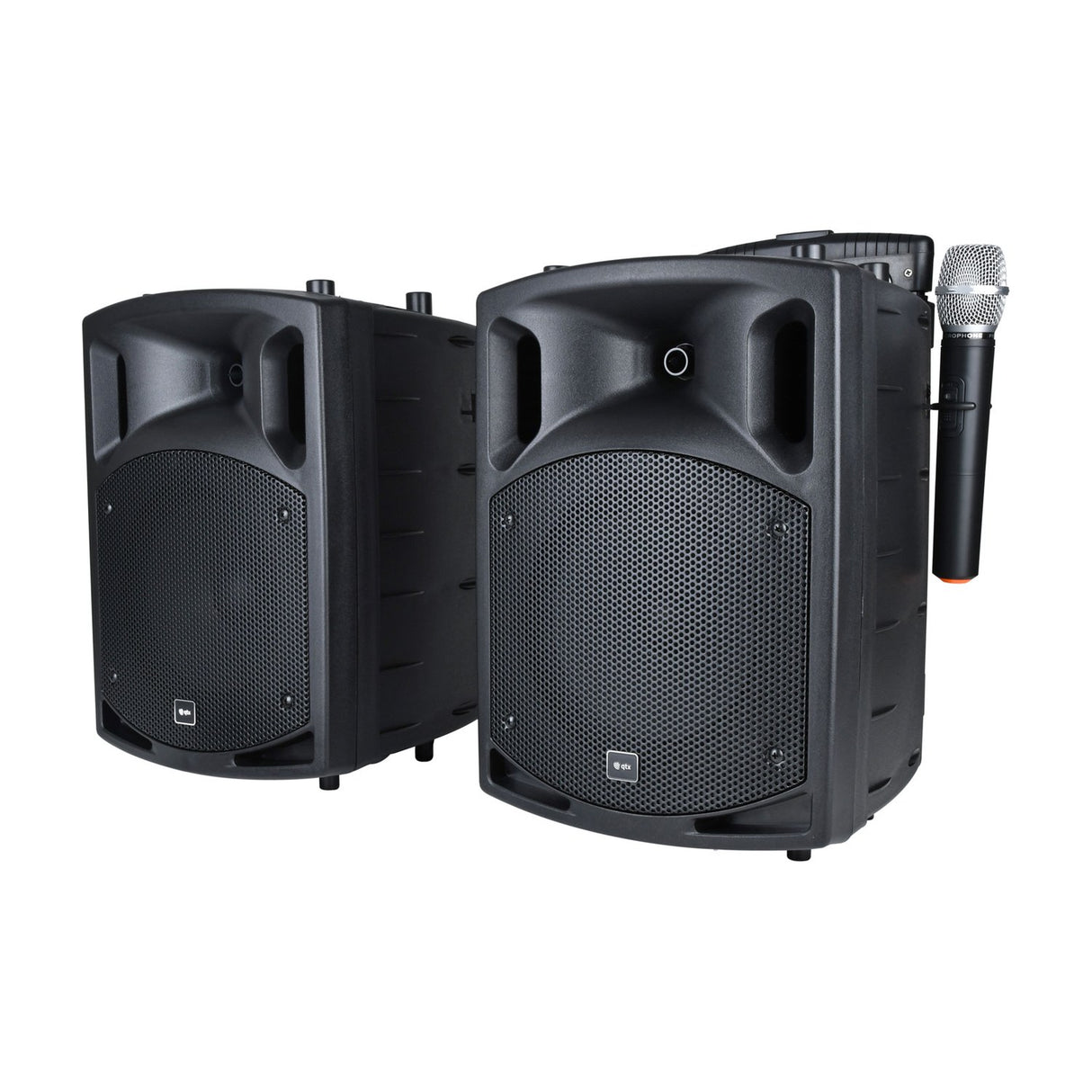 QTX PAV8 Portable PA Set with UHF Mics & Bluetooth