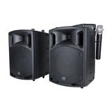 QTX PAV8 Portable PA Set with UHF Mics & Bluetooth