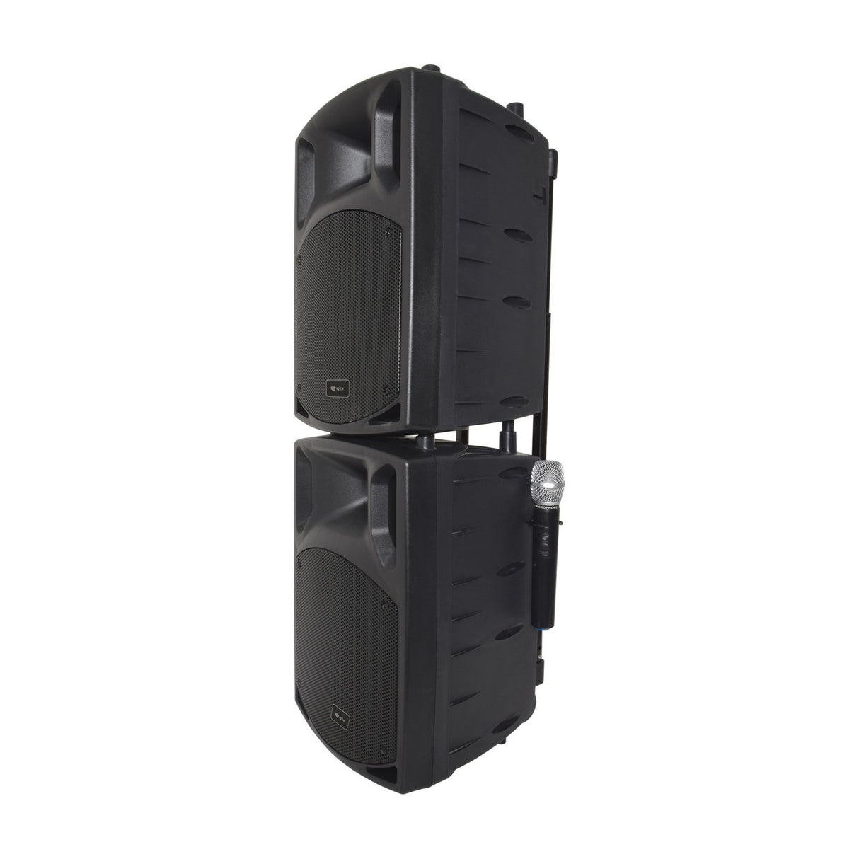 QTX PAV10 Portable PA Set with UHF Mics & Bluetooth