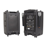 QTX PAV10 Portable PA Set with UHF Mics & Bluetooth