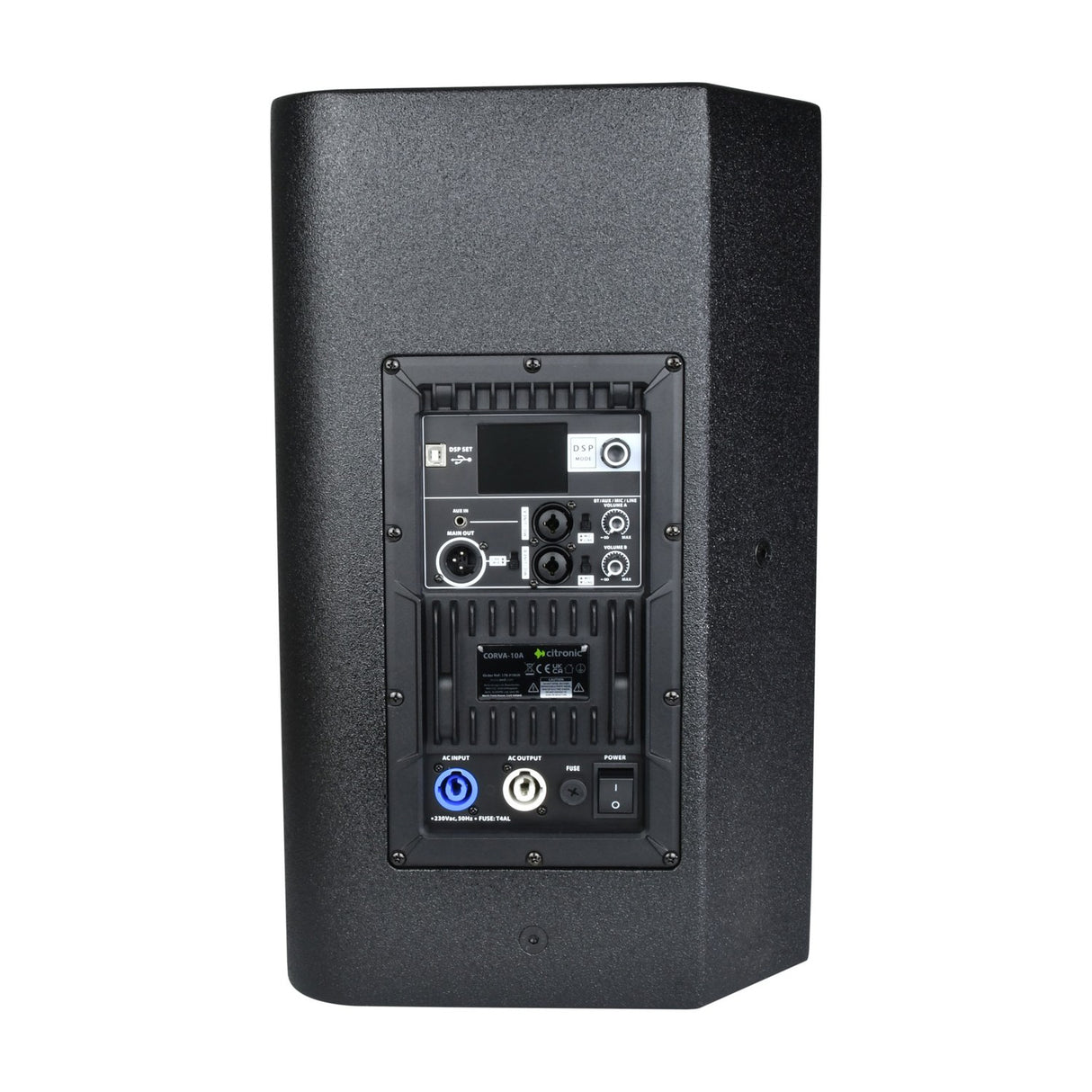Citronic CORVA-10A 450W Active PA Speaker Cabinet