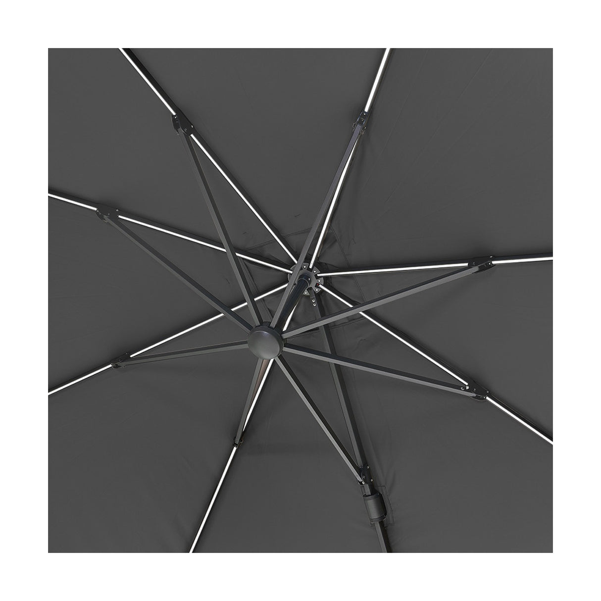 Glow Challenger T2 Anthracite Cantilever Parasol - 3m