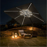 Glow Challenger T2 Anthracite Cantilever Parasol - 3m
