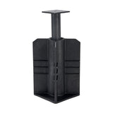 In Ground Parasol Base, 50cm, black moulded plastic ground spike with square mounting plate on a metal pole, shown on a plain white background.