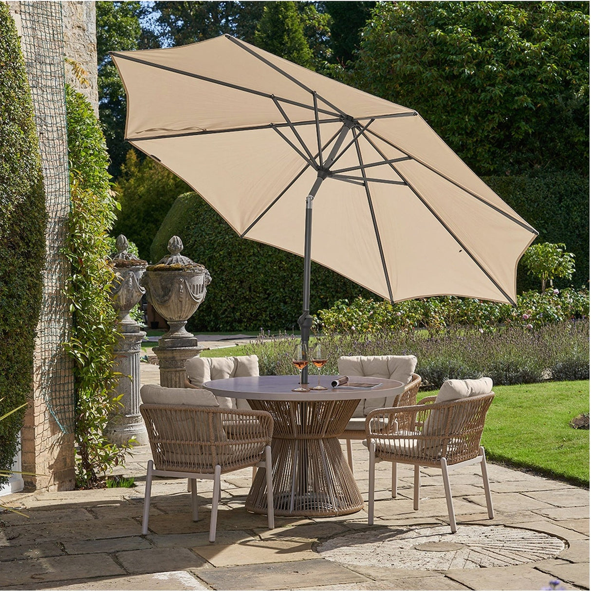 Riva Champagne Parasol - 3m
