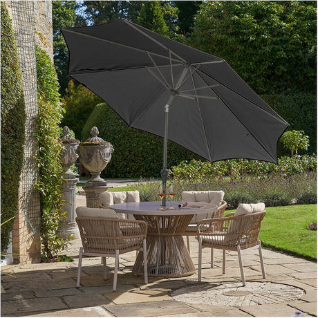 Riva Anthracite Parasol - 3m