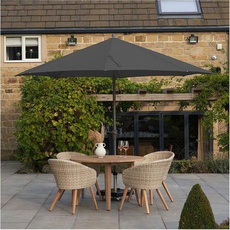 Riva Anthracite Parasol - 3.5m